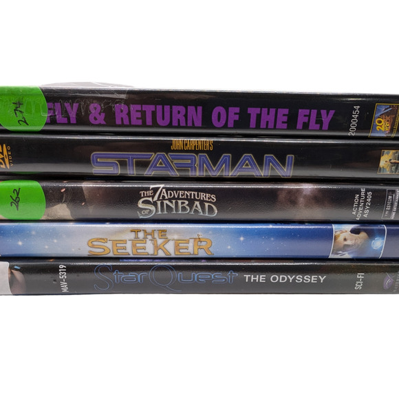 6 Sci-Fi Fantasy etc. DVDs Titles Listed The Fly, Return of the Fly, Starman - Picture 3 of 4